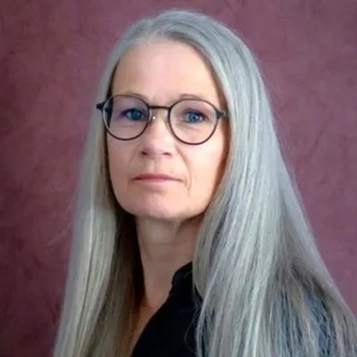 Porträtt av Gunilla Sjölund, lärare